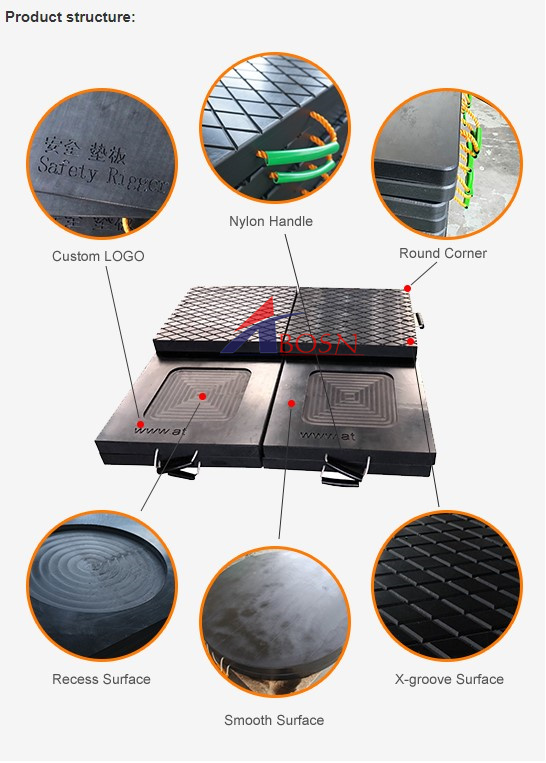 crane outrigger jacking pad crane stabilizer pads