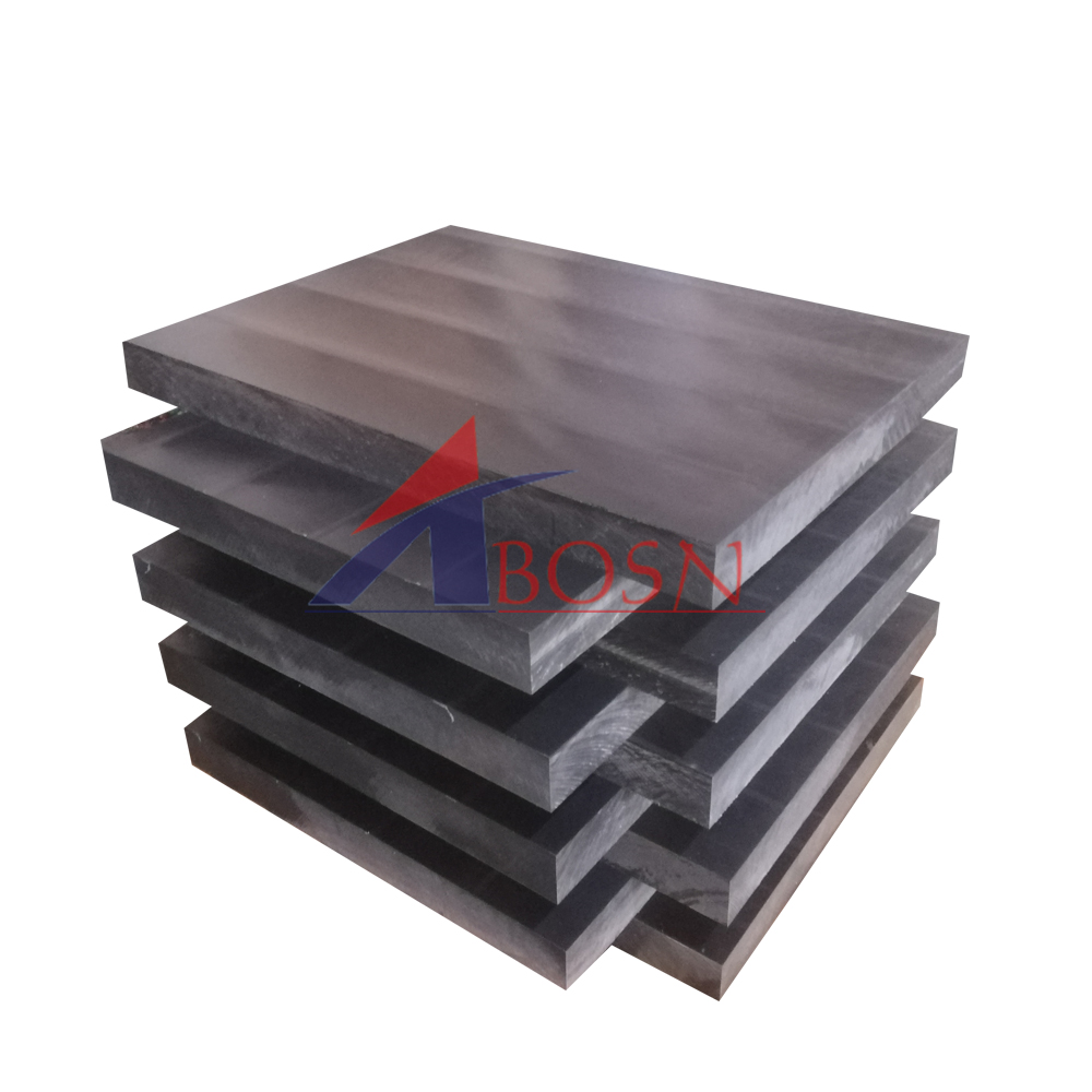 Boron-containing polyethylene shielding box plates