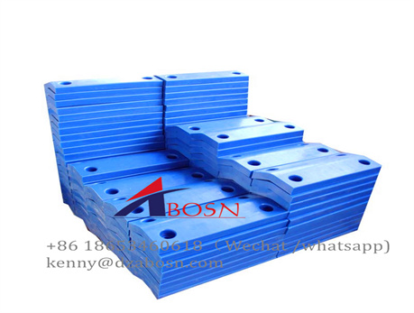 marine terminals fendering uhmwpe face panel