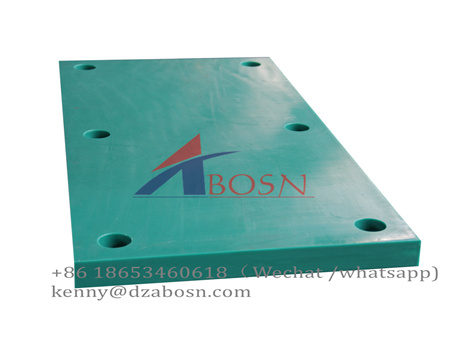 uhmwpe frontal face pad for rubber fenders