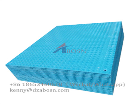Temporary Plastic Roadway Protection Mats