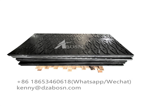 UHMWPE Ground Protection Mat for Tracked Vehicle