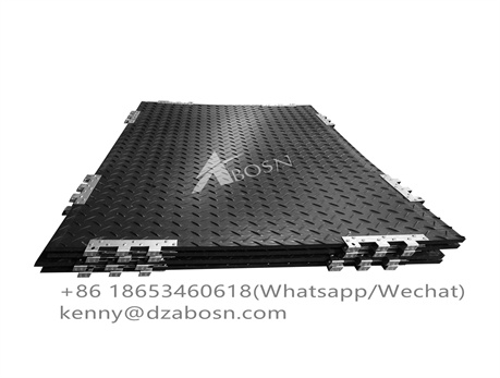  Temporary road access mats for construction roadways