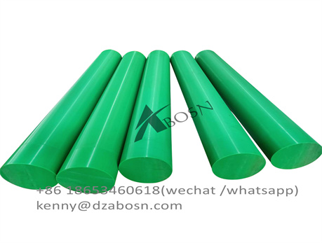 natural plastic uhmwpe solid round bar